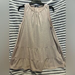 Long Open Back Tank (S)